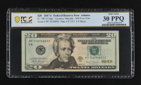 2017-A U.S. $20 Federal Reserve, Atlanta - SOI Press Note - Fr.7001-F (FF Block) Signed: Carranza / Mnuchin (PCGS Very Fine 30 PPQ) at PristineAuction.com
