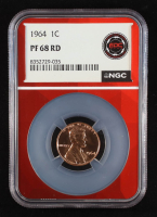 1964 Proof Lincoln 1c Cent (NGC PF68 RD) at PristineAuction.com