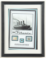 Authentic Coal From Titanic Wreckage on 5x7 Photo Custom Framed Display at PristineAuction.com