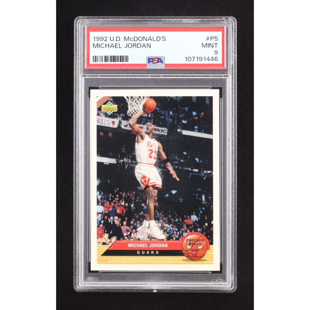 Michael Jordan 1992-93 Upper Deck McDonald's #P5 (PSA 9) at PristineAuction.com