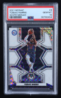Tobias Harris 2021-22 Panini Mosaic Mosaic White #8 #13/25 (PSA 10) at PristineAuction.com