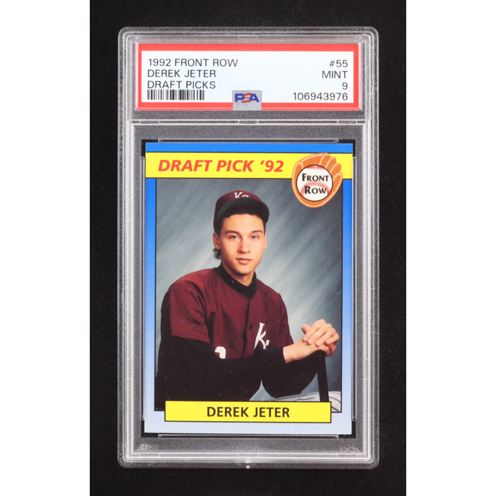 Derek Jeter 1992 Front Row Draft Picks #55 RC (PSA 9) at PristineAuction.com