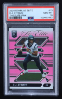 CJ Stroud 2024 Elite The Elite Pink #13 (PSA 10) at PristineAuction.com