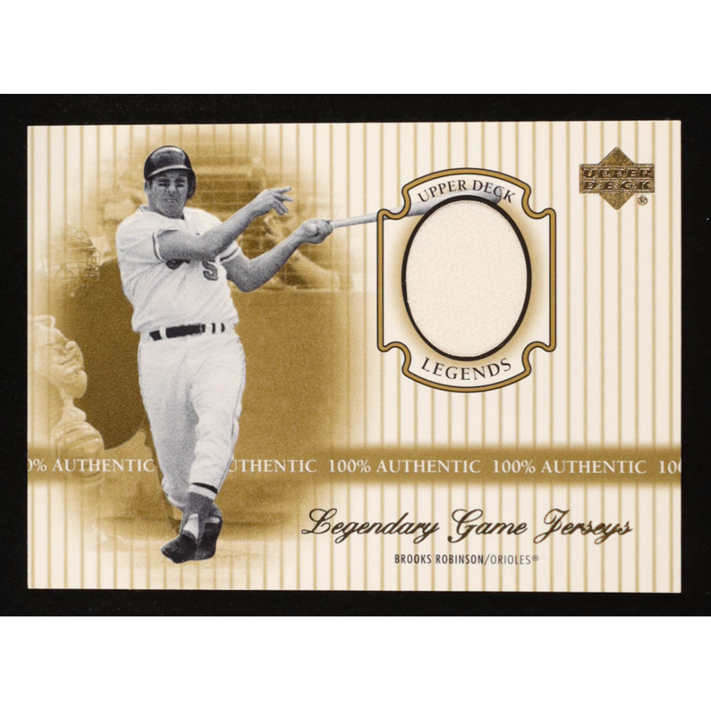 Brooks Robinson 2000 Upper Deck Legends Legendary Game Jerseys #JBR at PristineAuction.com