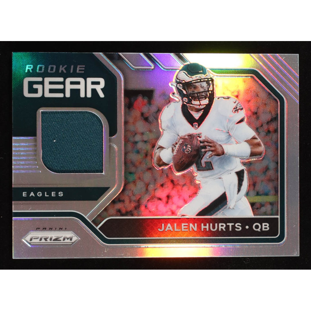 Jalen Hurts 2020 Panini Prizm Rookie Gear #12 RC at PristineAuction.com
