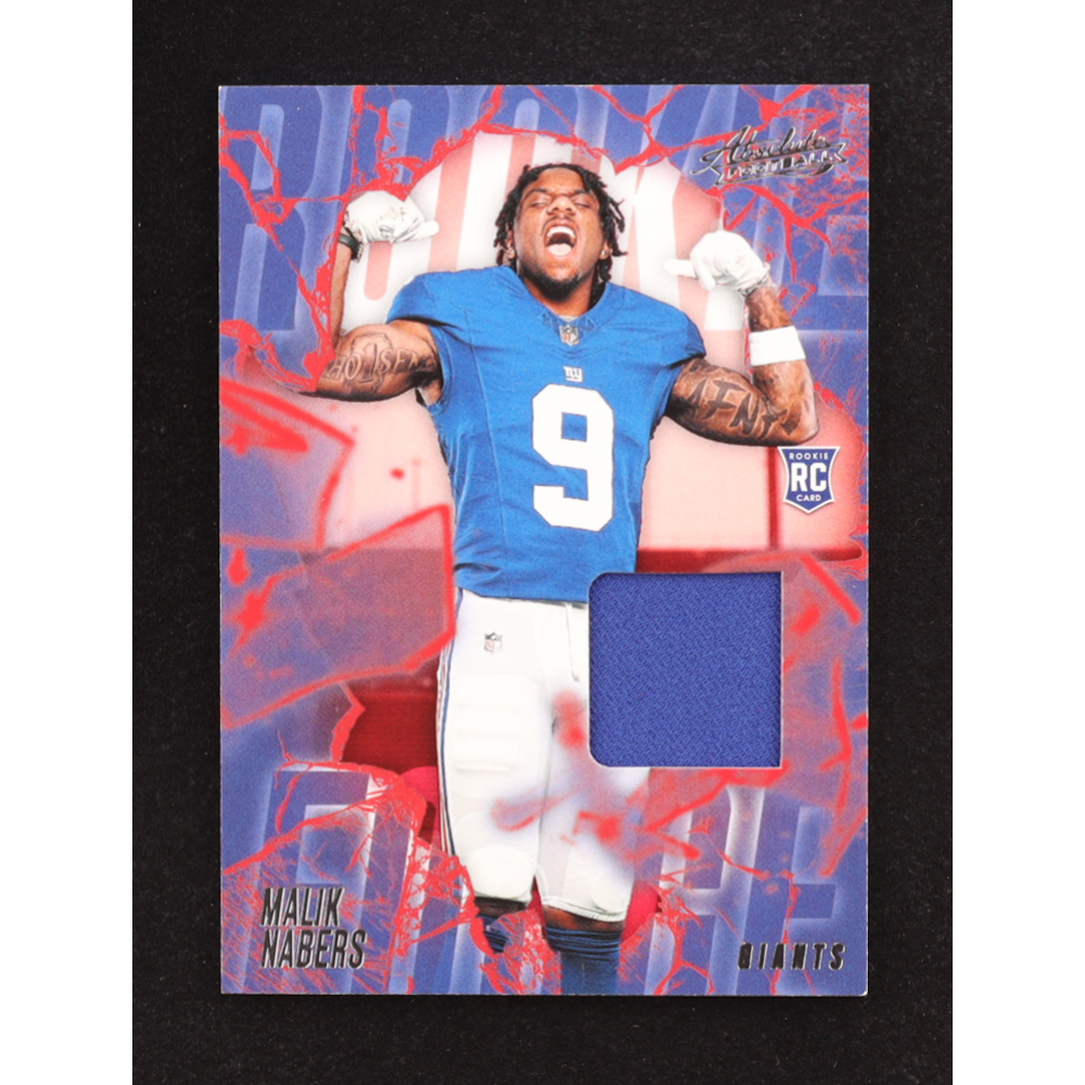Malik Nabers 2024 Absolute Rookie Force Jerseys #23 RC at PristineAuction.com