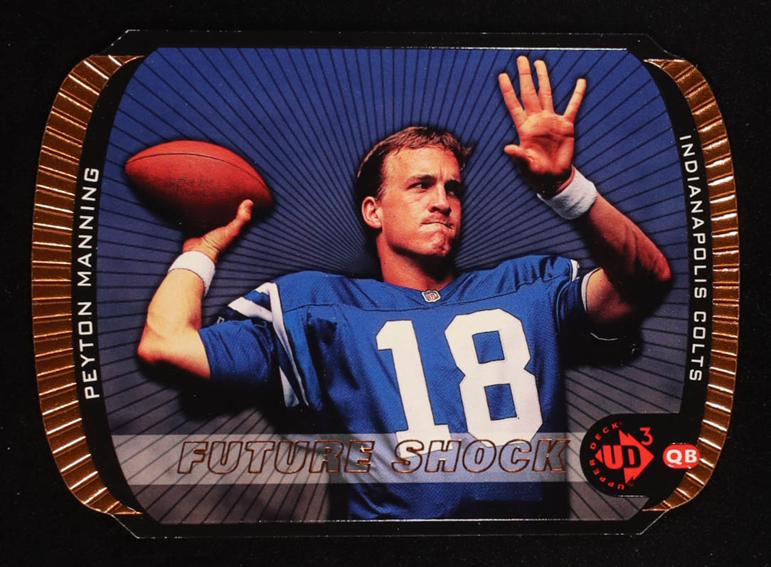 Peyton Manning 1998 UD3 Die Cuts #1 FE #1824/2000 at PristineAuction.com Peyton Manning 1998 UD3 Die Cuts #1 FE #1824/2000 at PristineAuction.com