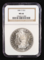 1881-S Morgan Silver Dollar (NGC MS66) at PristineAuction.com