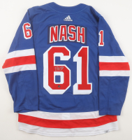 Rick Nash Signed Rangers Adidas Authentic Jersey (Frozen Pond) at PristineAuction.com