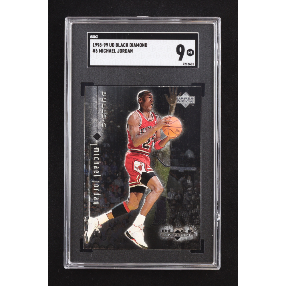 Michael Jordan 1998-99 Black Diamond #6 (SGC 9) at PristineAuction.com