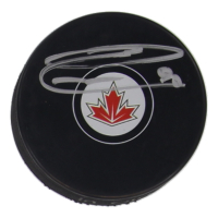 Ryan O'Reilly Signed Team Canada Logo Hockey Puck (DA) at PristineAuction.com