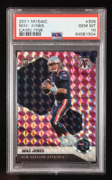 Mac Jones 2021 Panini Mosaic Mosaic Camo Pink #306 RC (PSA 10) at PristineAuction.com