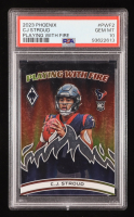 CJ Stroud 2023 Panini Phoenix Playing with Fire #2 RC (PSA 10) at PristineAuction.com