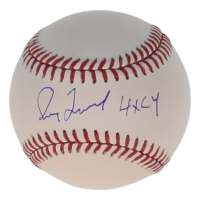 Greg Maddux Signed OML Baseball Inscribed "4x CY" (JSA) at PristineAuction.com