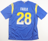 Marshall Faulk Signed Rams Nike Authentic Jersey (Beckett & DA) at PristineAuction.com