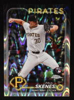 Paul Skenes 2024 Topps Chrome Update Raywave Refractor #USC27 RC at PristineAuction.com