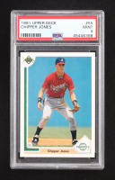 Chipper Jones 1991 Upper Deck #55 RC (PSA 9) at PristineAuction.com