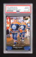 Connor McDavid 2015-16 Upper Deck Connor McDavid Collection #11 RC (PSA 10) at PristineAuction.com