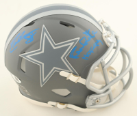 Drew Pearson & Randy White Signed Cowboys Slate Alternate Speed Mini Helmet Inscribed "HOF 94" (JSA) at PristineAuction.com
