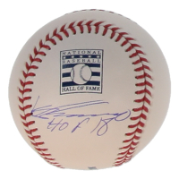 Vladimir Guerrero Signed OML Hall of Fame Logo Baseball Inscribed "HOF 18" (Beckett) at PristineAuction.com