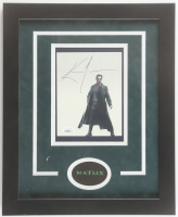 Keanu Reeves Signed "The Matrix" Custom Framed Photo Display (JSA) at PristineAuction.com