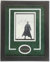 Keanu Reeves Signed "The Matrix" Custom Framed Photo Display (JSA) at PristineAuction.com