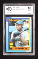 Ken Griffey Jr. 1990 Topps #336 (BCCG 10) at PristineAuction.com