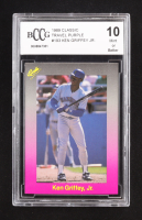 Ken Griffey Jr. 1989 Classic Travel Purple #193 RC (BCCG 10) at PristineAuction.com