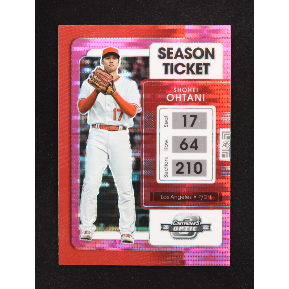 Shohei Ohtani 2022 Chronicles Contenders Optic Pink Pulsar #4 at PristineAuction.com