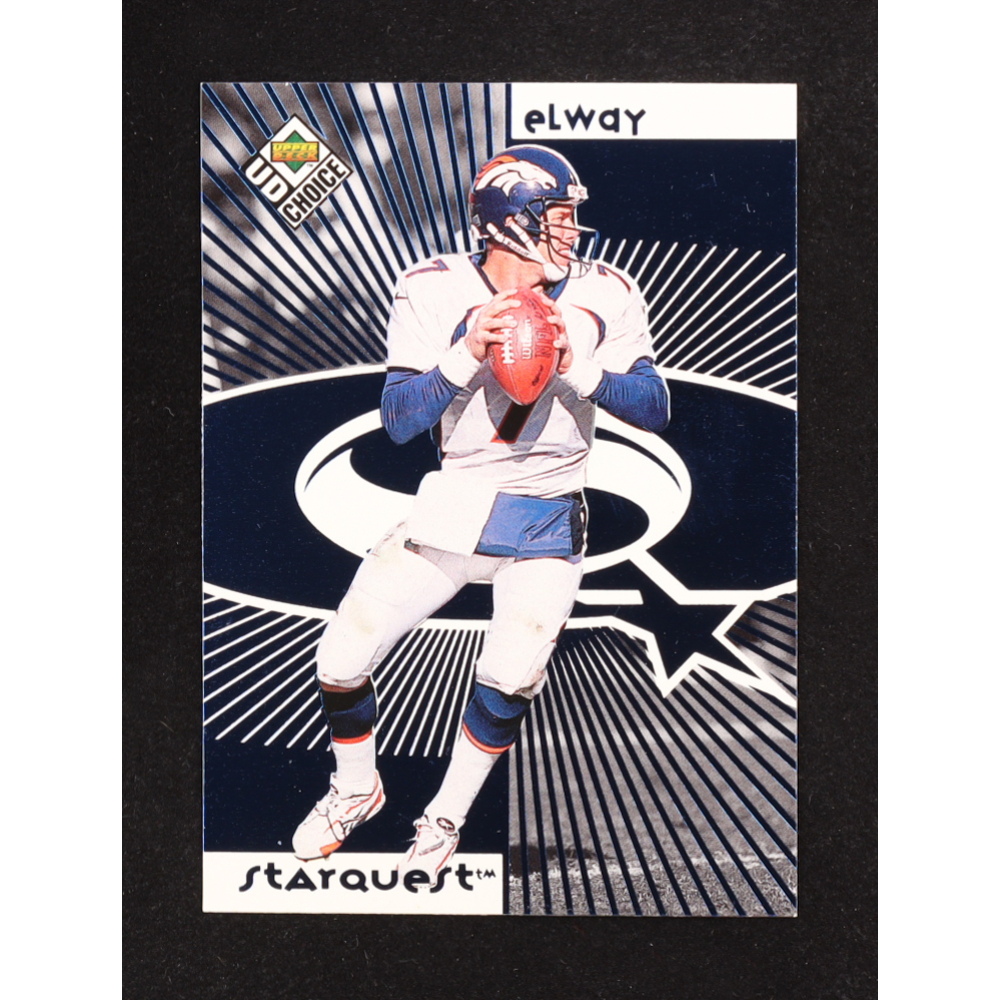 John Elway / Peyton Manning 1998 UD Choice Starquest/Rookquest Blue #SR1 at PristineAuction.com