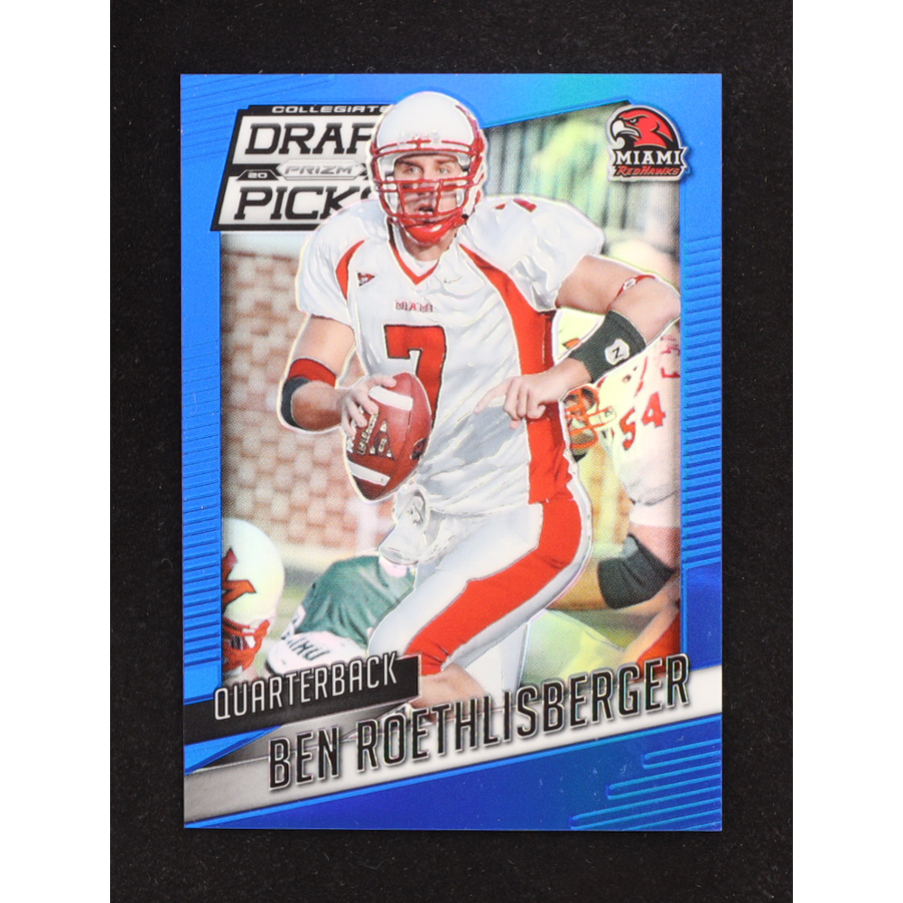 Ben Roethlisberger 2015 Panini Prizm Draft Picks Prizms Blue #16 #19/75 at PristineAuction.com
