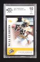 Calvin Johnson 2007 Press Pass #63 RC (BCCG 10) at PristineAuction.com