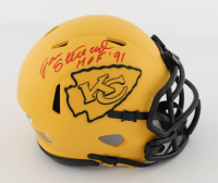 Jan Stenerud Signed Chiefs Rave Alternate Speed Mini Helmet Inscribed "HOF 91" (JSA) at PristineAuction.com