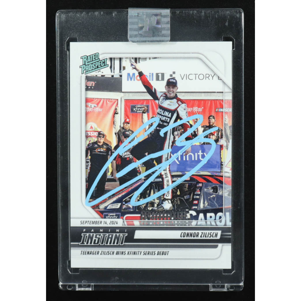 Connor Zilisch Signed 2024 Panini Instant Rated Prospect #4 (PA) at PristineAuction.com