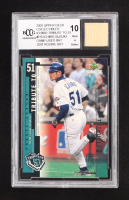 Ichiro Suzuki 2001 Upper Deck Collectibles Ichiro Tribute to 51 #I15 W/ Game-Used Rookie Bat RC (BCCG 10) at PristineAuction.com