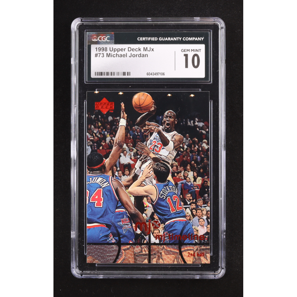 Michael Jordan 1998 Upper Deck MJx #73 (CGC 10) at PristineAuction.com