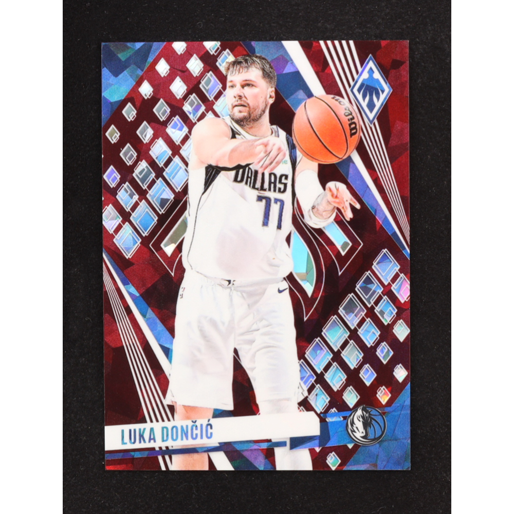 Luka Doncic 2023-24 Panini Phoenix Maroon Ice #157 #151/275 at PristineAuction.com