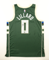 Damian Lillard Signed Bucks Nike Authentic Jersey (Beckett & Lillard) at PristineAuction.com