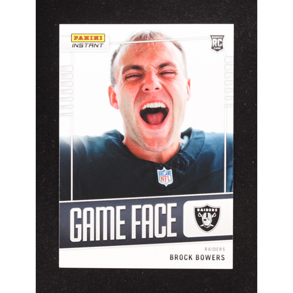 Brock Bowers 2024 Panini Instant Game Face #GF31 RC at PristineAuction.com