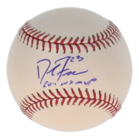 David Freese Signed OML Baseball Inscribed "2011 WS MVP" (JSA) at PristineAuction.com