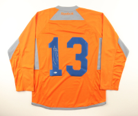 Matthew Barzal Signed Islanders Reebok Authentic Jersey (Beckett) at PristineAuction.com