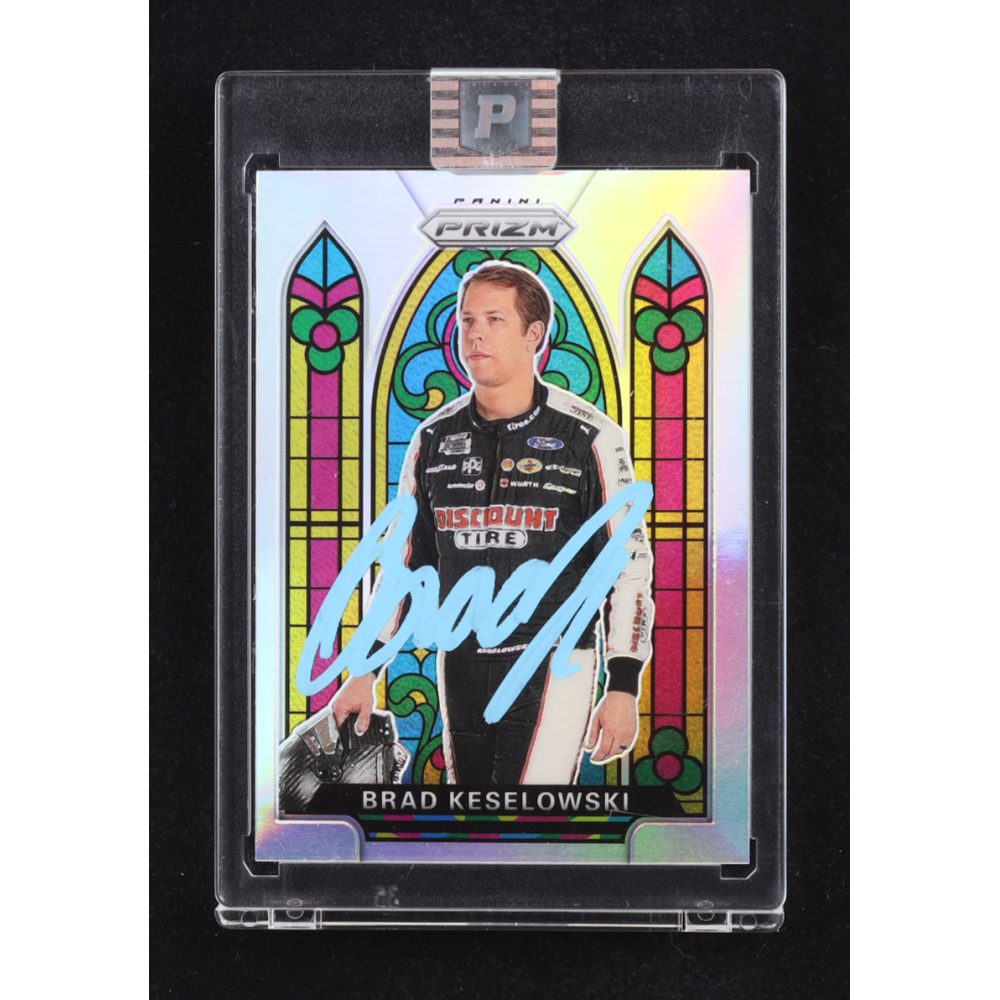 Brad Keselowski Signed 2020 Panini Prizm Prizms #64 SG (PA) at PristineAuction.com