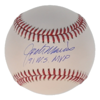 Jack Morris Signed OML Baseball Inscribed "91 W.S. MVP" (Beckett) at PristineAuction.com