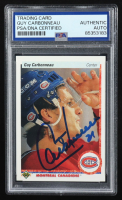 Guy Carbonneau Signed 1990-91 Upper Deck #188 (PSA Authentic) at PristineAuction.com