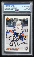 Steve Thomas Signed 1991-92 Upper Deck #534 (PSA Authentic) at PristineAuction.com