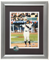 Ichiro Suzuki Signed Orix BlueWave Custom Framed Photo Display with Hall of Fame Induction Pin (PSA) at PristineAuction.com