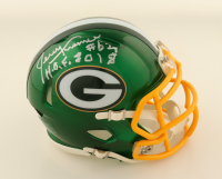 Jerry Kramer Signed Packers Flash Alternate Speed Mini Helmet Inscribed "H.O.F. 2018" (JSA) at PristineAuction.com