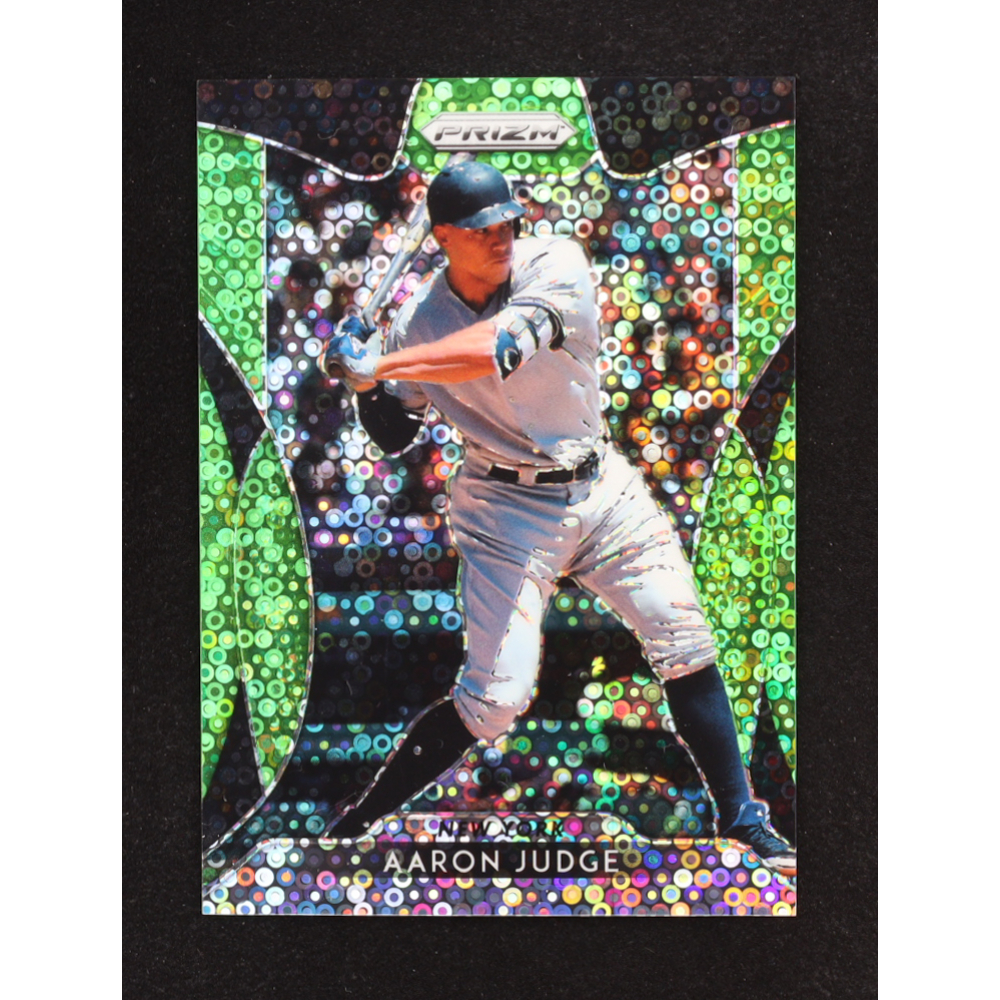 Aaron Judge 2019 Panini Prizm Prizms Lime Green Donut Circles #135 #172/199 at PristineAuction.com