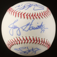 Jerry Hairston Jr., Jerry Hairston Sr. & Scott Haitston Signed OML Baseball (JSA) at PristineAuction.com