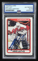 Mike Liut Signed 1990-91 Topps #44 (PSA Authentic) at PristineAuction.com